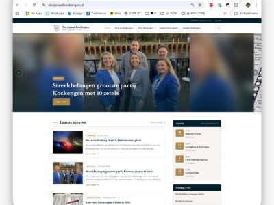 Nieuwe website